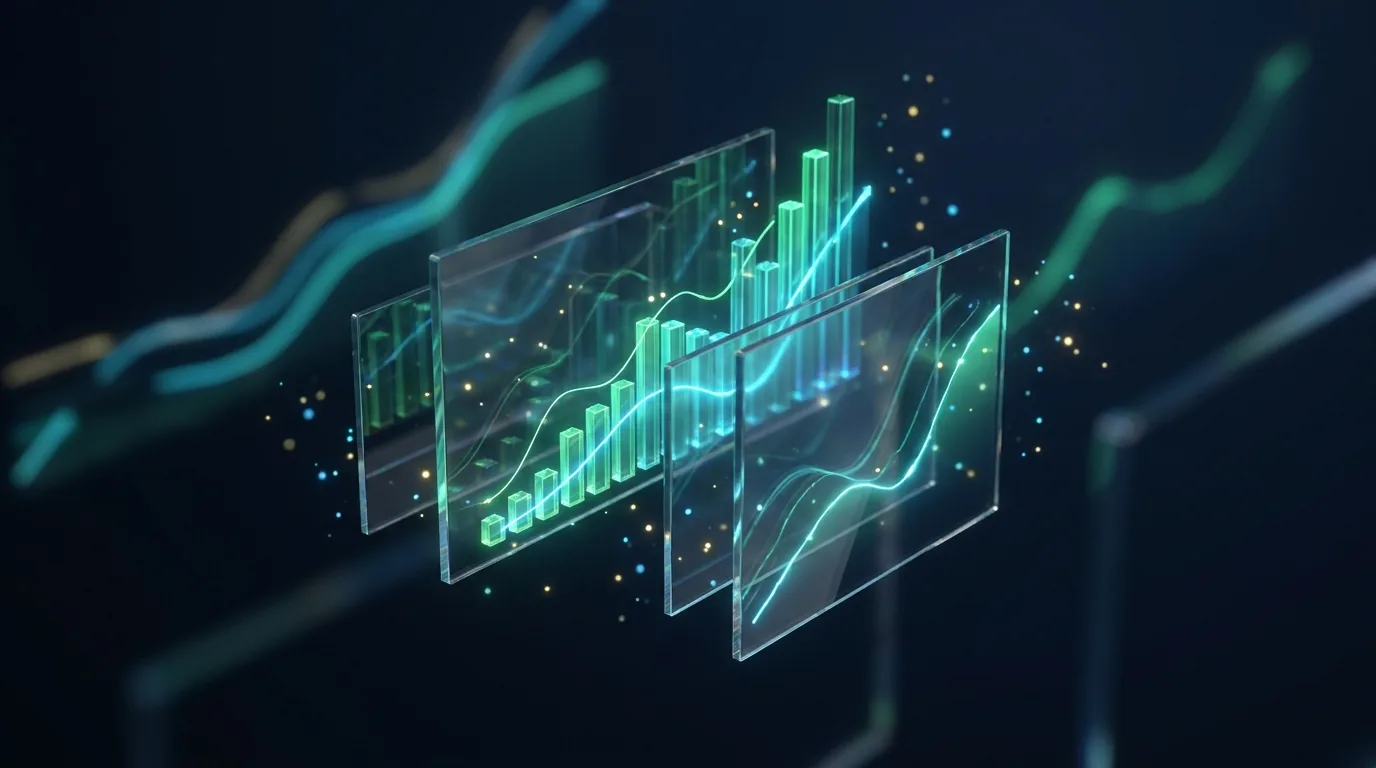 Marketing analytics and growth dashboard visualization